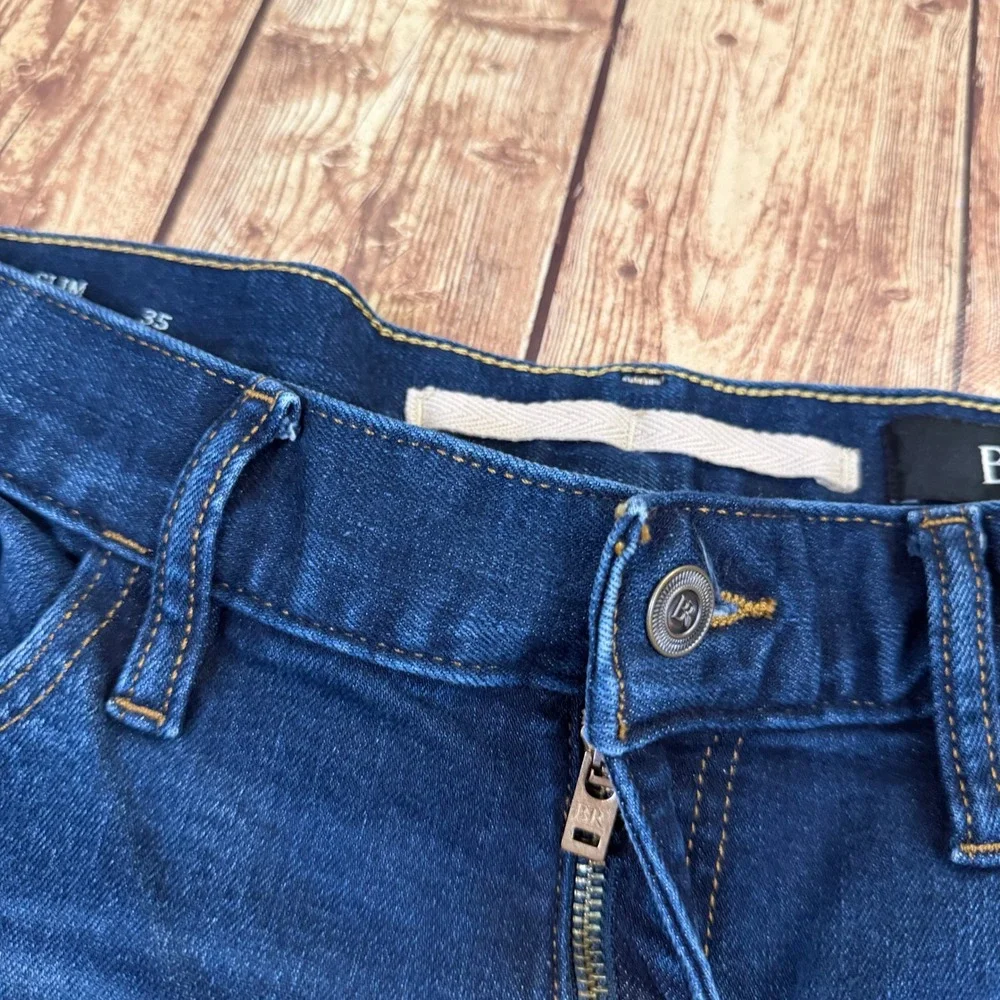 Banana Republic Slim Jeans Mens 35 x 32 Blue Stretch Denim Pants Casual